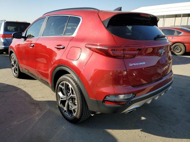 KNDPR3A6XM7852409 - 2021 KIA SPORTAGE S RED photo 3