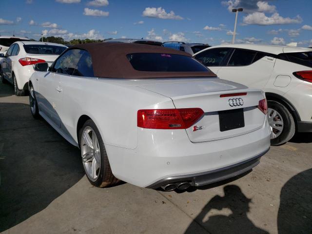 WAUVGAFH5EN007828 - 2014 AUDI S5 PRESTIG WHITE photo 3