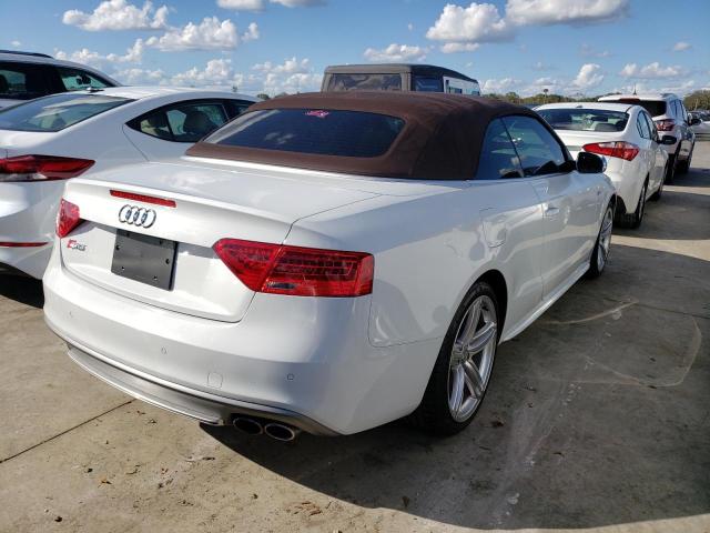 WAUVGAFH5EN007828 - 2014 AUDI S5 PRESTIG WHITE photo 4