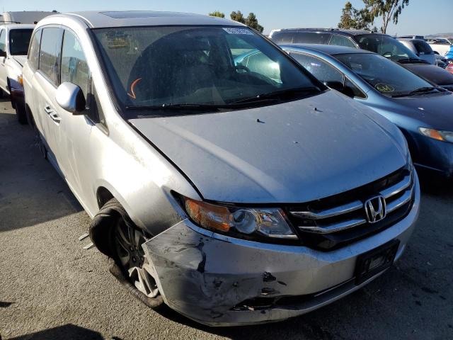 5FNRL5H97EB100975 - 2014 HONDA ODYSSEY TO GRAY photo 1