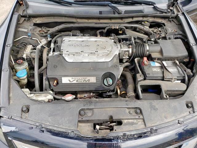 1HGCS22808A001128 - 2008 HONDA ACCORD EXL BLACK photo 7