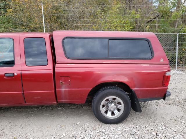 1FTYR44U14PB46403 - 2004 FORD RANGER RED photo 10