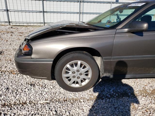 2G1WF52EX39112046 - 2003 CHEVROLET IMPALA BROWN photo 9