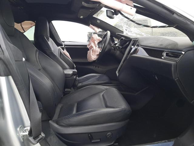 5YJSA1E25GF154527 - 2016 TESLA MODEL S Արծաթագույն լուսանկար 5