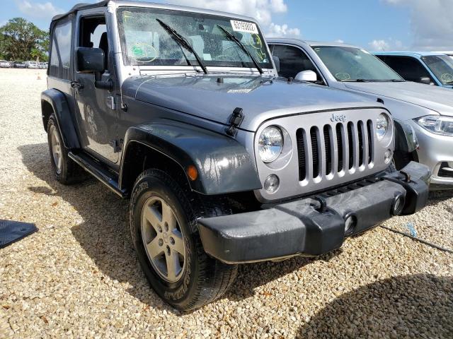 1C4AJWAG6GL242543 - 2016 JEEP WRANGLER S SILVER photo 1