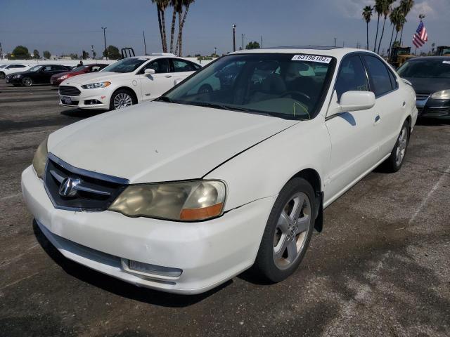 19UUA56802A049481 - 2002 ACURA 3.2TL TYPE WHITE photo 2