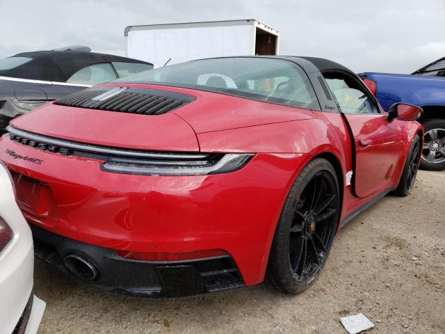 WP0BB2A99NS231647 - 2022 PORSCHE 911 TARGA RED photo 4