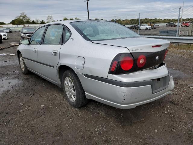 2G1WF52E549419397 - 2004 CHEVROLET IMPALA SILVER photo 3