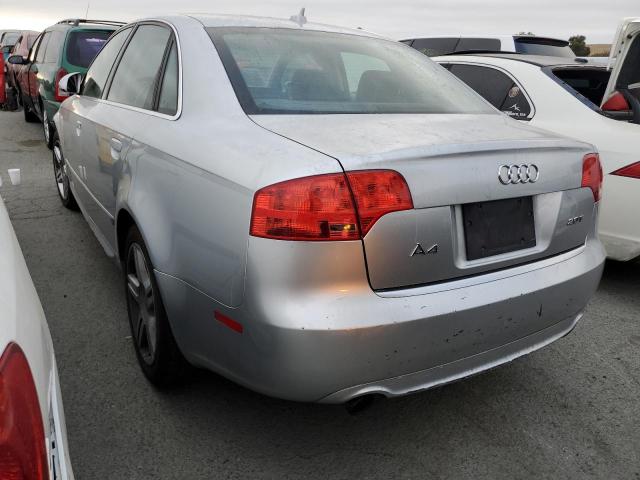 WAUDF78E68A001018 - 2008 AUDI A4 GRAY photo 3