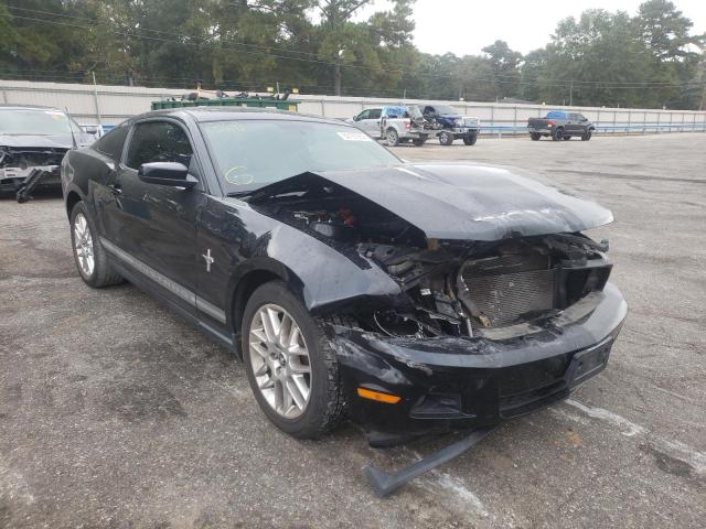 1ZVBP8AM7C5277236 - 2012 FORD MUSTANG BLACK photo 1