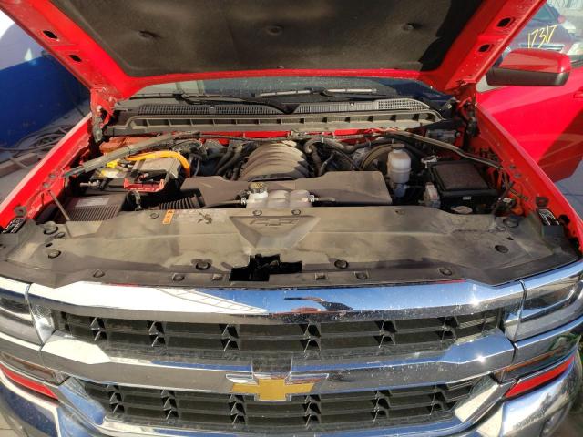 3GCUKRER0JG318494 - 2018 CHEVROLET SILVRDO LT RED photo 7