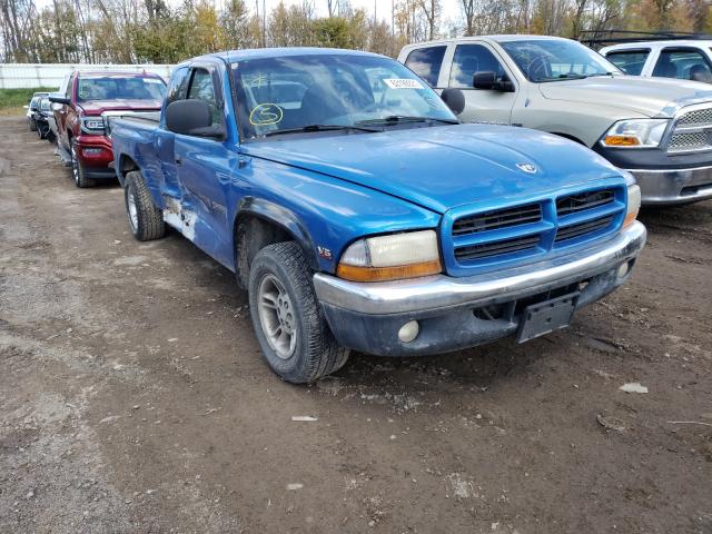 1B7GL22XXXS279015 - 1999 DODGE DAKOTA BLUE photo 1