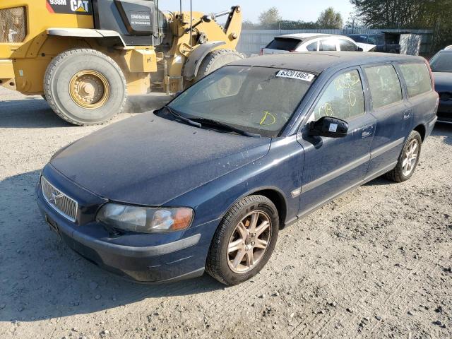 YV1SW58D621185450 - 2002 VOLVO V70 2.4T BLUE photo 2