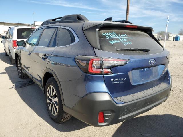 4S4BTAFC0N3229822 - 2022 SUBARU OUTBACK PR BLUE photo 3