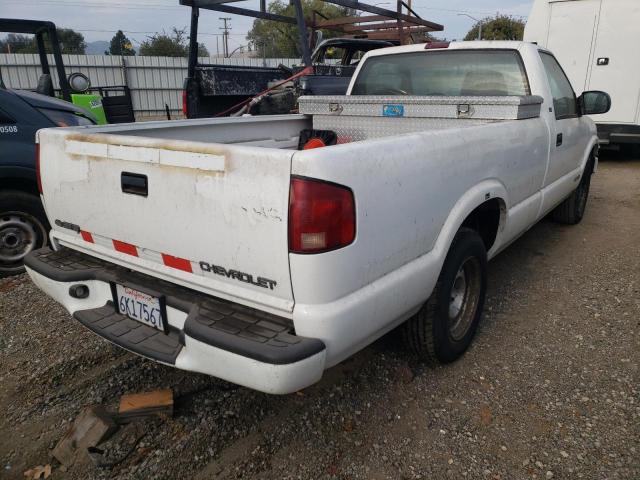 1GCCS14W61K107765 - 2001 CHEVROLET S TRUCK S1 WHITE photo 4