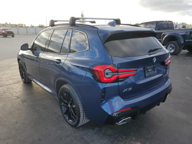 5UX43DP05N9K06938 - 2022 BMW X3 SDRIVE3 Көк фото 3