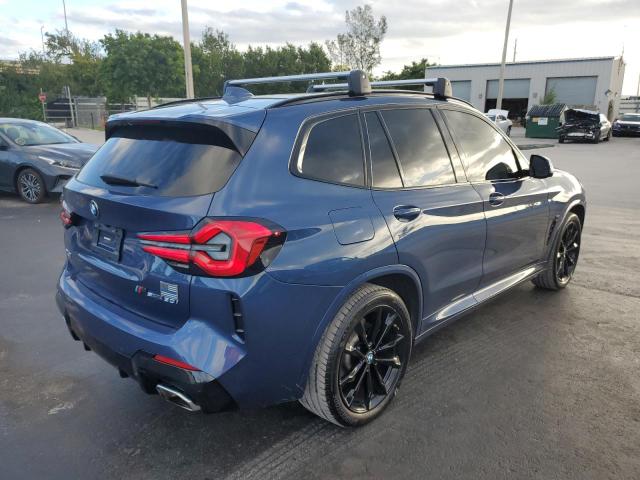 5UX43DP05N9K06938 - 2022 BMW X3 SDRIVE3 Көк фото 4