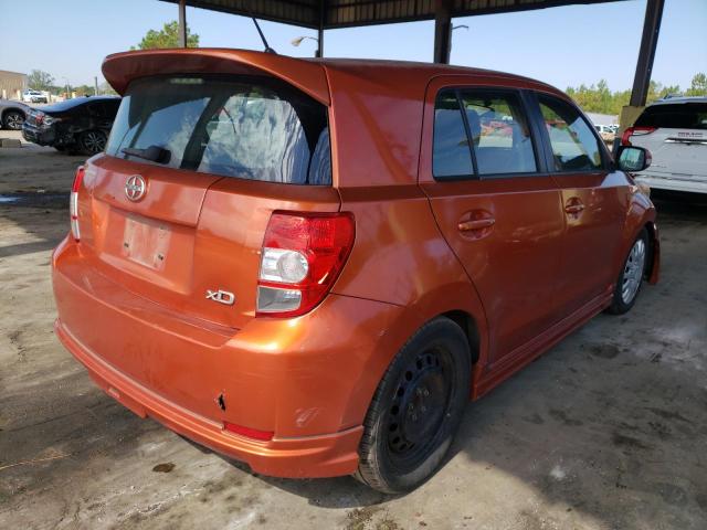 JTKKU10458J031412 - 2008 TOYOTA SCION ORANGE photo 4