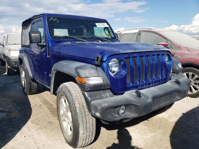 1C4GJXAN2JW289976 - 2018 JEEP WRANGLER S BLUE photo 1