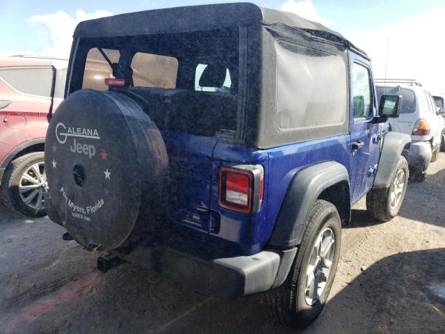 1C4GJXAN2JW289976 - 2018 JEEP WRANGLER S BLUE photo 4