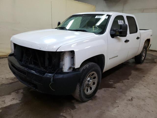 3GCRKPE39AG138243 - 2010 CHEVROLET SILVER1500 WHITE photo 2