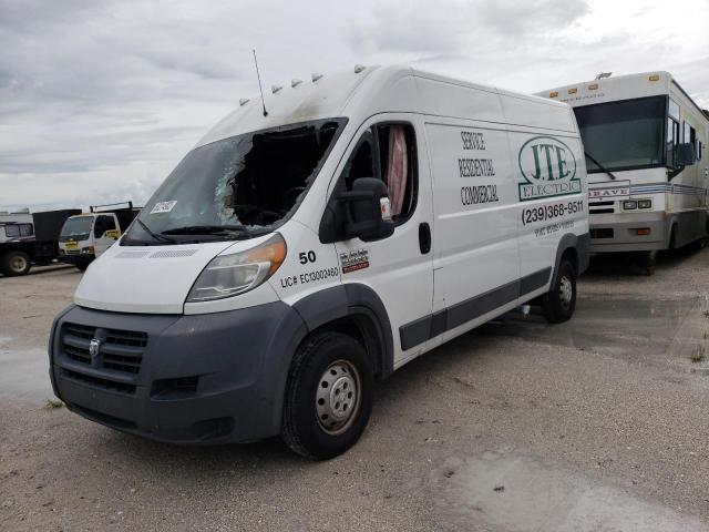 3C6TRVDG7EE107902 - 2014 RAM PROMASTER WHITE photo 2