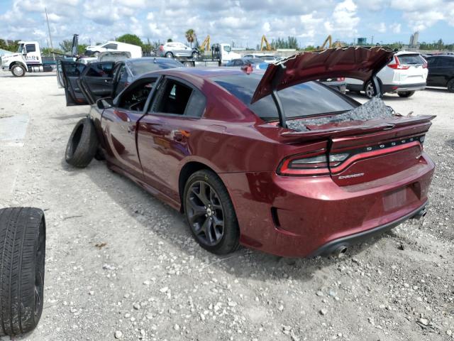 2C3CDXHG3KH512625 - 2019 DODGE CHARGER GT BURGUNDY photo 3