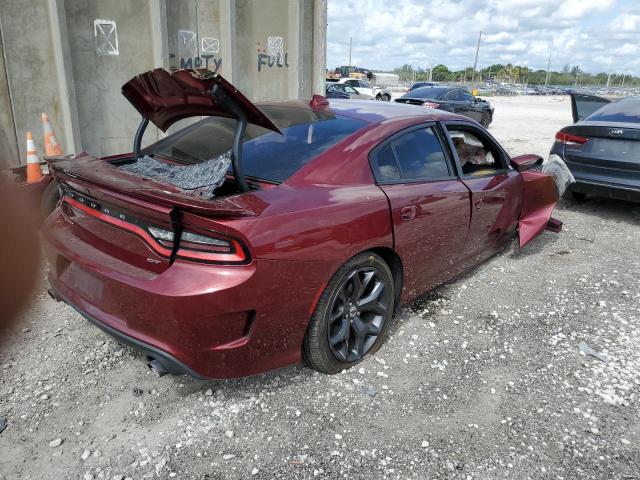 2C3CDXHG3KH512625 - 2019 DODGE CHARGER GT BURGUNDY photo 4