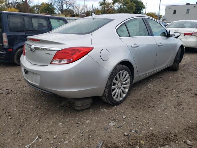 2G4GR5EK5C9114979 - 2012 BUICK REGAL SILVER photo 4