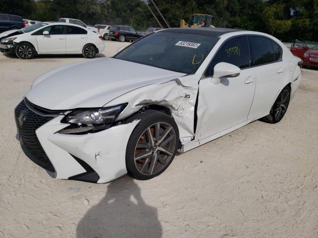 JTHBZ1BL5HA009714 - 2017 LEXUS GS 350 BAS WHITE photo 2