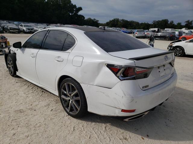 JTHBZ1BL5HA009714 - 2017 LEXUS GS 350 BAS WHITE photo 3