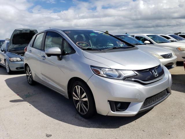 3HGGK5H84FM729125 - 2015 HONDA FIT EX GRAY photo 1