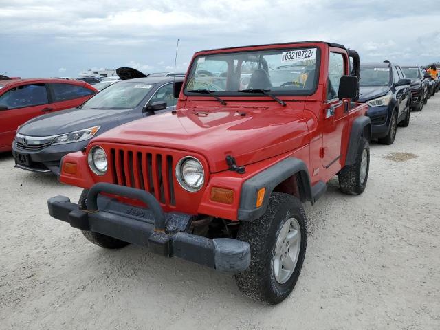 1J4FY29P7VP403853 - 2020 JEEP WRANGLER RED photo 2