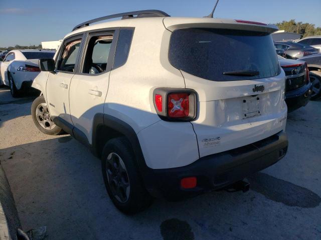 ZACCJBAT2GPD81899 - 2016 JEEP RENEGADE S WHITE photo 3