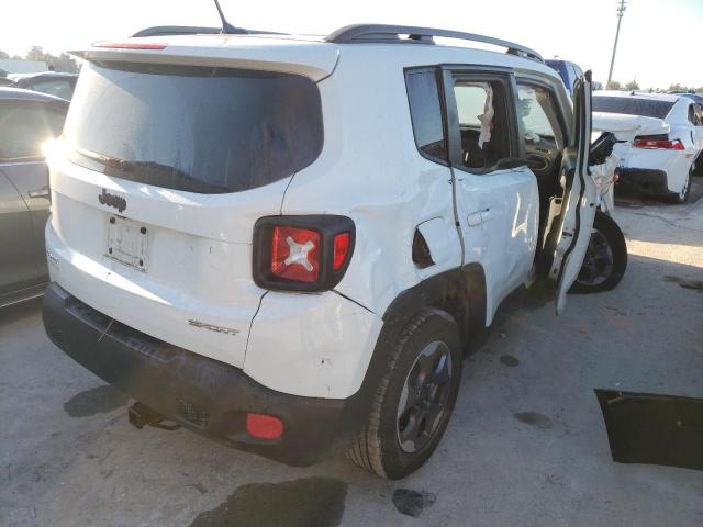 ZACCJBAT2GPD81899 - 2016 JEEP RENEGADE S WHITE photo 4