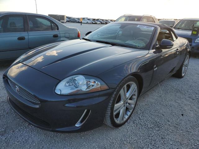 SAJWA4GB8BLB40034 - 2011 JAGUAR XK BLUE photo 2