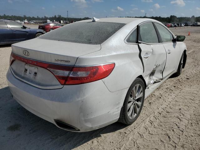 KMHFH4JG4EA383931 - 2014 HYUNDAI AZERA GLS WHITE photo 4