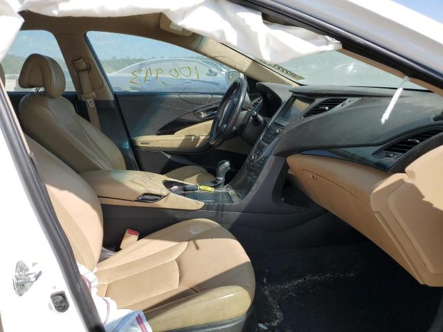 KMHFH4JG4EA383931 - 2014 HYUNDAI AZERA GLS WHITE photo 5