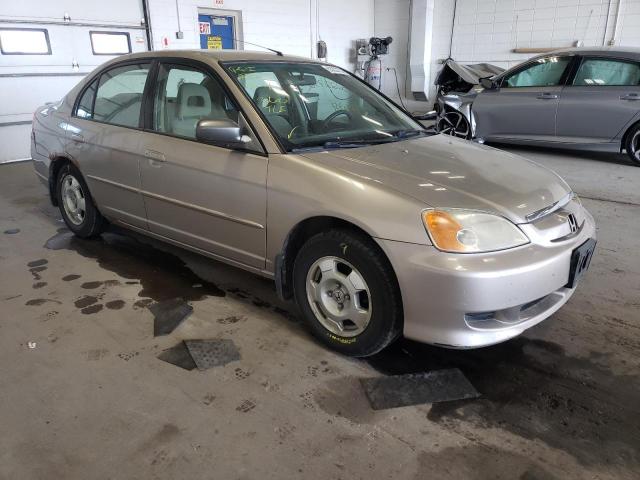 JHMES95623S010439 - 2003 HONDA CIVIC HYBR TAN photo 1