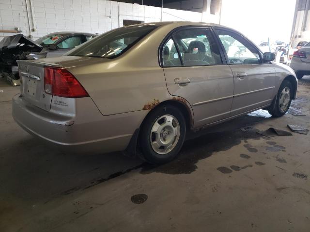 JHMES95623S010439 - 2003 HONDA CIVIC HYBR TAN photo 4