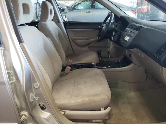 JHMES95623S010439 - 2003 HONDA CIVIC HYBR TAN photo 5