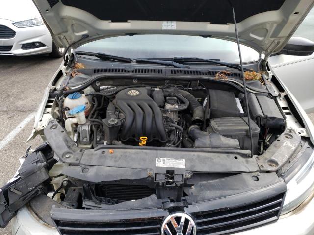3VW2K7AJ2BM397890 - 2011 VOLKSWAGEN JETTA BASE SILVER photo 7