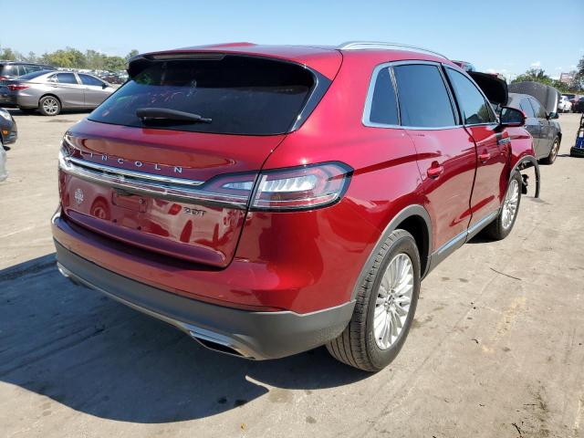 2LMPJ6J95KBL42511 - 2019 LINCOLN NAUTILUS RED photo 4