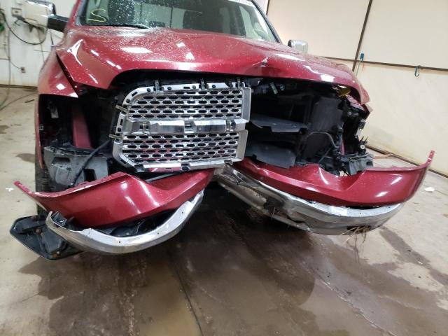 1C6RR7NTXDS671069 - 2013 RAM 1500 LARAM BURGUNDY photo 9