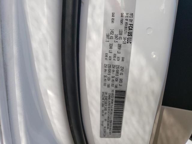 2C4RC1GG8LR116483 - 2020 CHRYSLER PACIFICA L WHITE photo 10