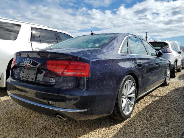 WAURMAFD9EN001215 - 2014 AUDI A8 L TDI Q BLUE photo 4