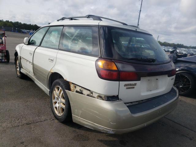 4S3BH6863Y7657858 - 2000 SUBARU LEGACY OUT WHITE photo 3