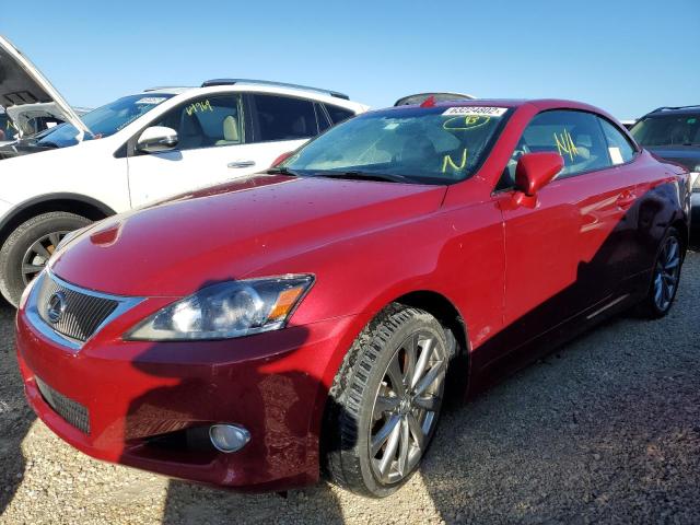 JTHFE2C27F2511429 - 2015 LEXUS IS 350 BURGUNDY photo 2