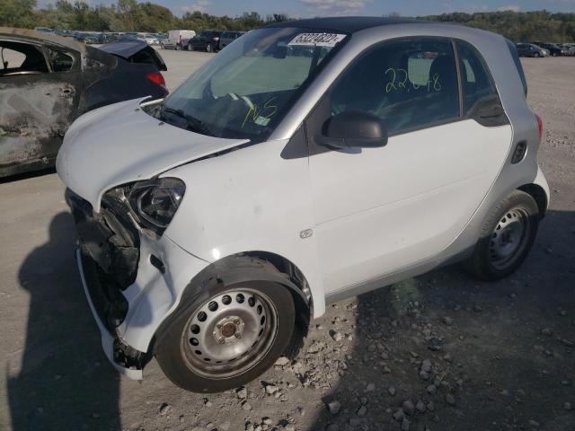 WMEFJ5DA4GK153374 - 2016 SMART FORTWO SILVER photo 2