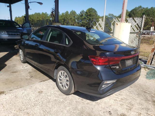 3KPF24AD9KE010226 - 2019 KIA FORTE FE BLACK photo 3